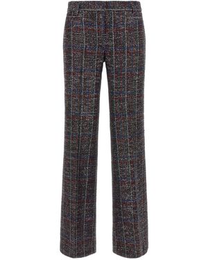 Missoni Sequin Tartan Trousers - Grey