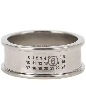 MM6 by Maison Margiela 'Numeric' Ring - Grey