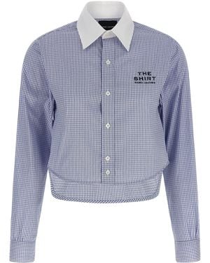 Marc Jacobs 'cropped Femme' Shirt - Blue