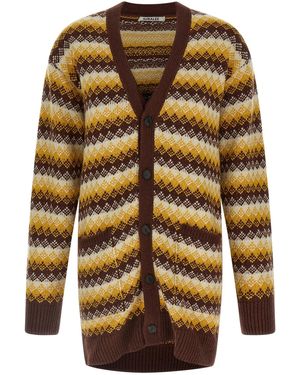 AURALEE Jacquard Cardigan - Multicolour