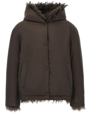 Army by Yves Salomon Reversible Fur Down Jacket - Black