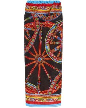 Dolce & Gabbana Sarong "Carretto" - Rot