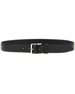 ZERBINI CLAUDIO Leather Belt - Black