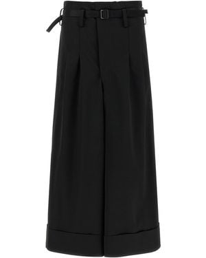 Junya Watanabe High Waist Trousers - Black