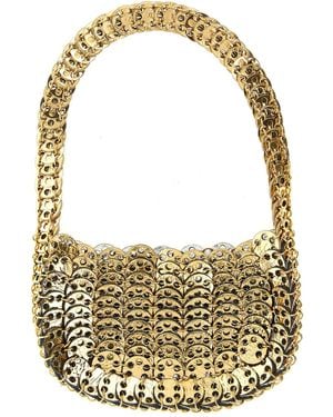 Rabanne 'moon Flip' Reversible Shoulder Bag - Metallic