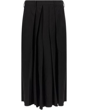 Yohji Yamamoto 'hakama' Trousers - Black