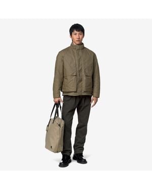 K-Way Cargi Wax Cotton Nylon - Verde