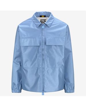 K-Way Shirev Shantung - Blu