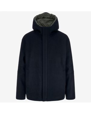 K-Way Claudel Woolmark - Blu