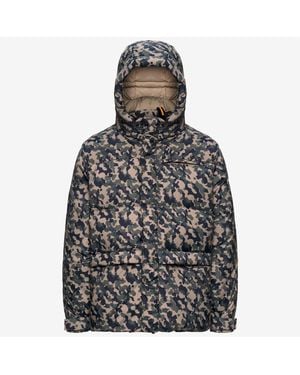 K-Way Poly 4.0 Aurele Heavy Warm Graphic Citadium - Gris