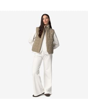 K-Way Jenny Velour Polar - Blanco