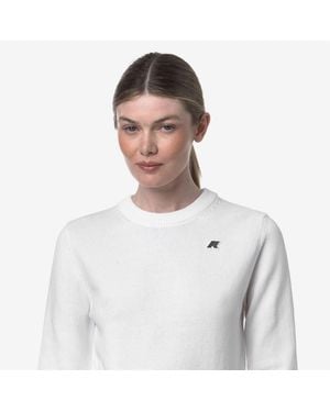 K-Way Abbis Mix Cotton Golf - Blanco