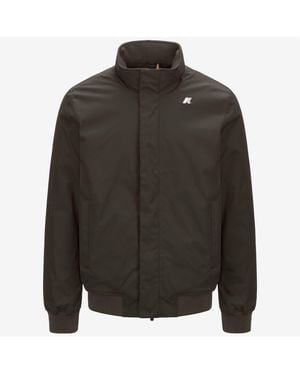 K-Way Amaury Twill Marmotta - Nero