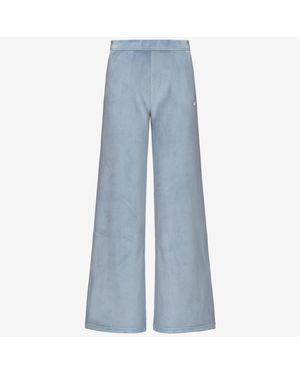 K-Way Jenny Velour Polar - Blu