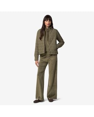 K-Way Nika Diamond Quilted Warm - Verde