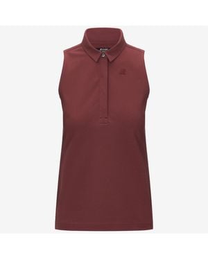 K-Way Adour Pique - Rosso