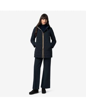 K-Way Sophie Diamond Quilted Warm - Blu