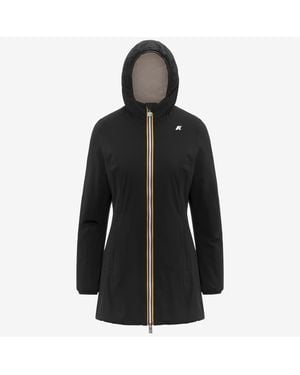 K-Way Denise St Warm Reversible - Nero