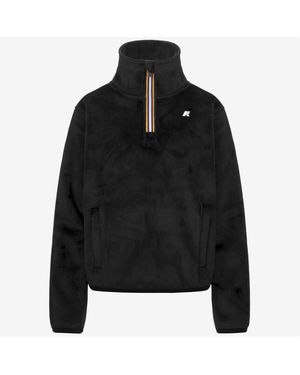 K-Way Viv Velour Polar - Nero