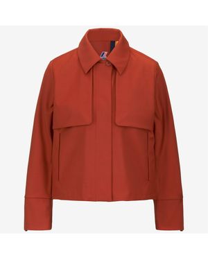 K-Way Isarthe Tech Wool Blend - Rosso