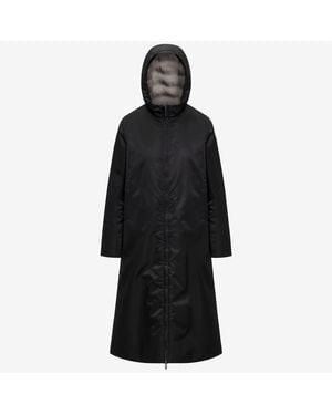 K-Way Oller Shiny Twill Fur - Negro