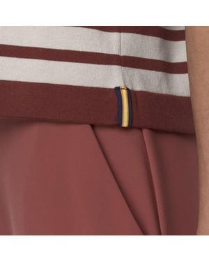 K-Way Marol Stripes - Marrone