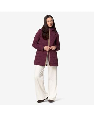 K-Way Sophie Diamond Quilted Warm - Rosso
