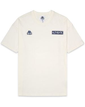 Kappa Authentic Oyster T-Shirt E Top Uomo Bianco