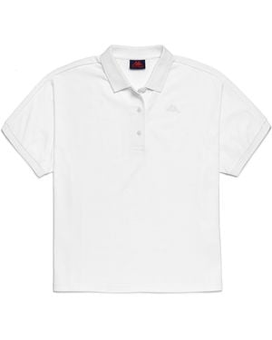 Kappa Milly Polo Donna Bianco