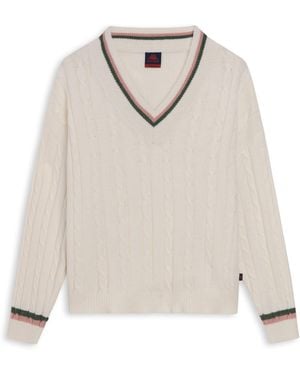 Kappa Vintage Maglioni Donna Bianco
