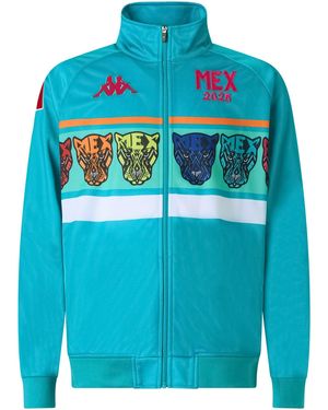 Kappa Anniston Mex Felpe Uomo Blu