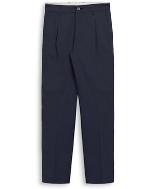 Kappa Ilan Peached Gabardine Pantaloni Uomo Blu