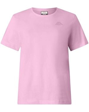 Kappa Logo Sylvie T-Shirt E Top Donna Viola - Rosa