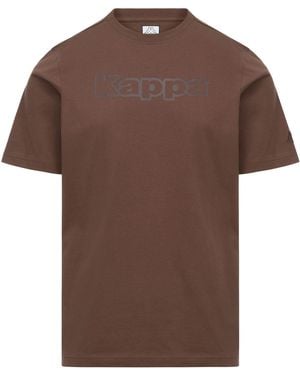 Kappa Logo Fromen T-Shirt E Top Uomo Marrone