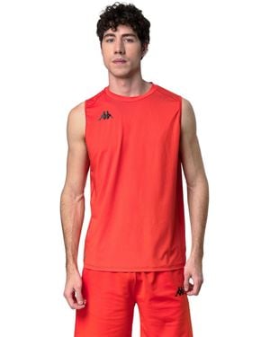 Kappa Ileo Maglie Sportive Uomo Arancione - Rosso