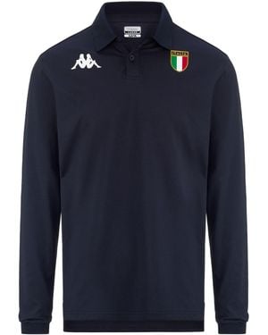 Kappa Fotir Fig Polo Uomo, Donna Blu