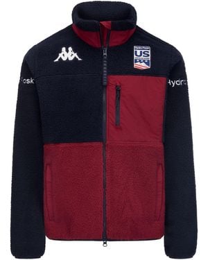 Kappa 3Cento 326 Us Felpe Uomo, Donna Blu