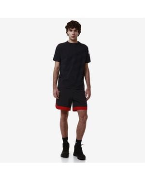 Kappa Ayba2 Flag Us T-Shirt E Top Uomo, Donna Blu - Nero