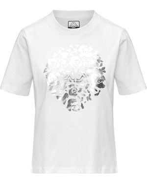 Kappa Logo Ine T-Shirt E Top Donna Bianco