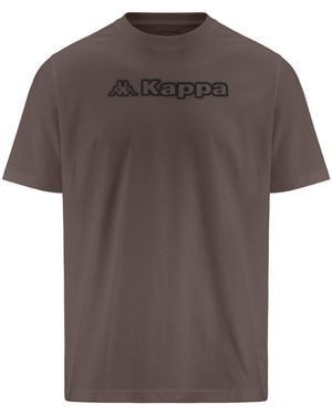 Kappa Logo Feddu T-Shirt E Top Uomo Marrone