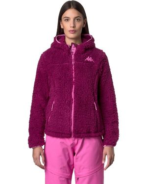 Kappa 6Cento 645C Felpe Donna Rosso - Viola