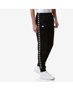Kappa 222 Banda Rastoria Slim Pantaloni Uomo Nero