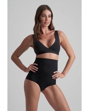 Karen Millen Invisible High Waist Brief - Black