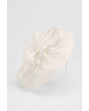 Karen Millen Quil Detail Headband Fascinator - Natural