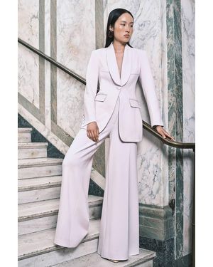 Karen Millen Petite Compact Stretch Single Breasted Blazer - Multicolour
