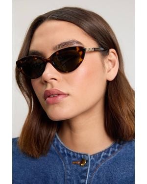 Karen Millen Cat Eye Sunglasses - Blue