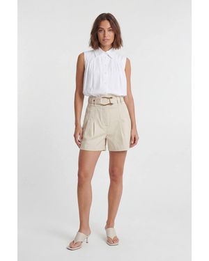 Karen Millen Tailored Top Stitch Detail Shorts - Multicolour