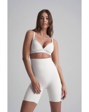 Karen Millen Sculpting High Waist Short - White