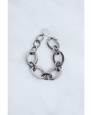 Karen Millen Premium Contoured Chain Link Bracelet - Blue