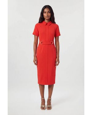 Karen Millen Compact Stretch Tailored Pencil Dress